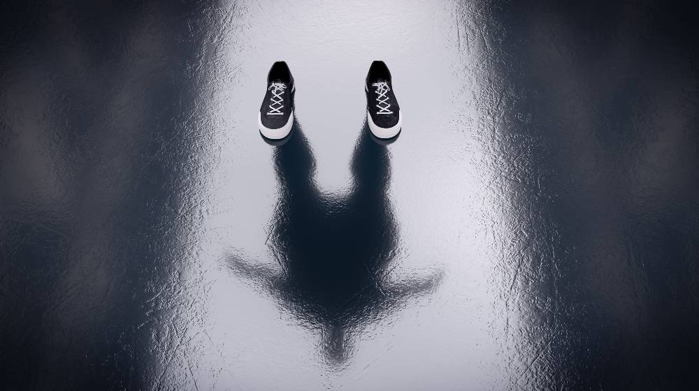 Invisible Sad Fat man, woman standing | What Does It Mean to "Create Your Own Reality"? | featured