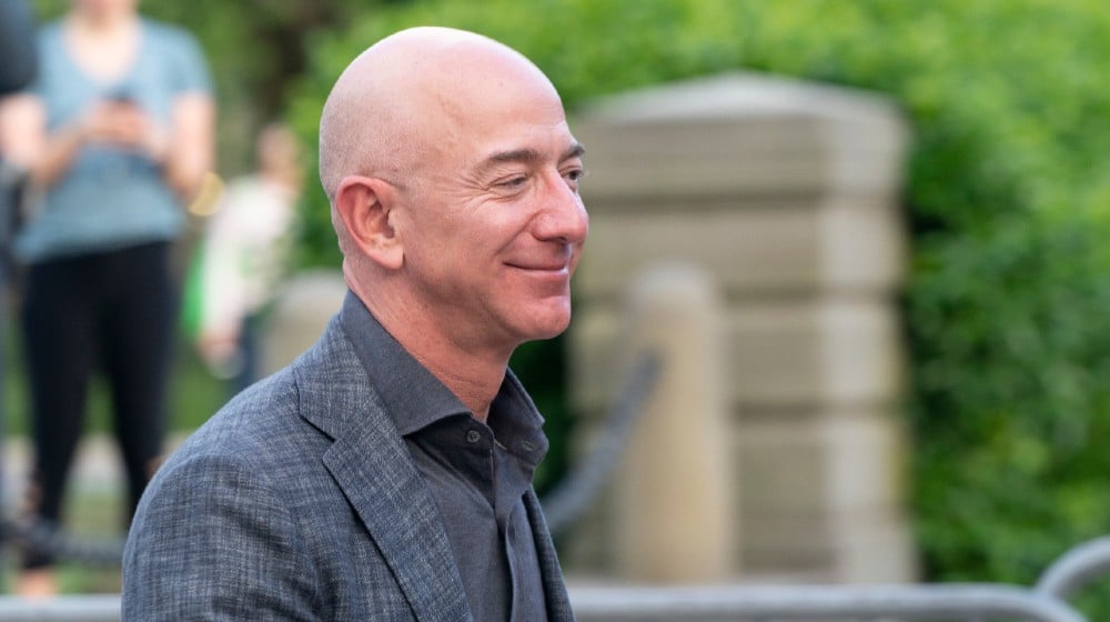 Jeff Bezos arrives at the Statue Of Liberty Museum Opening Celebration at Battery Park | Jeff Bezos To Step Down from Amazon On July 5 | Featured