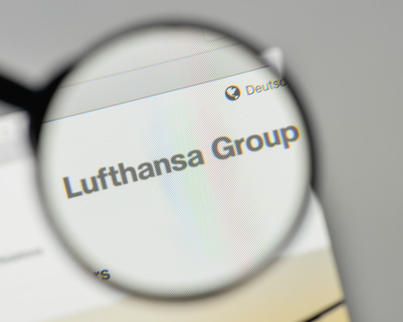 Lufthansa Group logo on the website homepage-Lufthansa Group