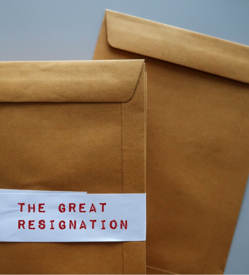 Office envelope with text The Great Resignation-Great Resignation-SS-Featured