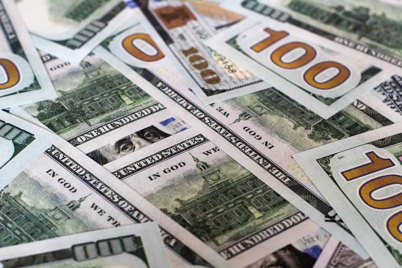 One Hundred Dollar Bills Federal Stimulus-Trillion Dollar