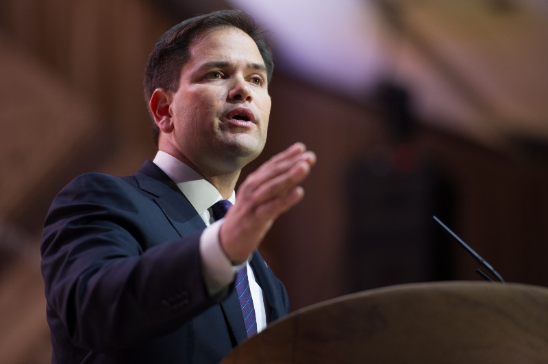 Senator Marco Rubio (R-FL) speaks at the Conservative Political Action Conference-Bring Back Socialist