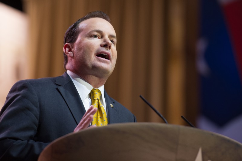 Senator Mike Lee (R-UT) speaks at the Conservative Political Action Conference | GOP Senators Want To Defund COVID Mandates