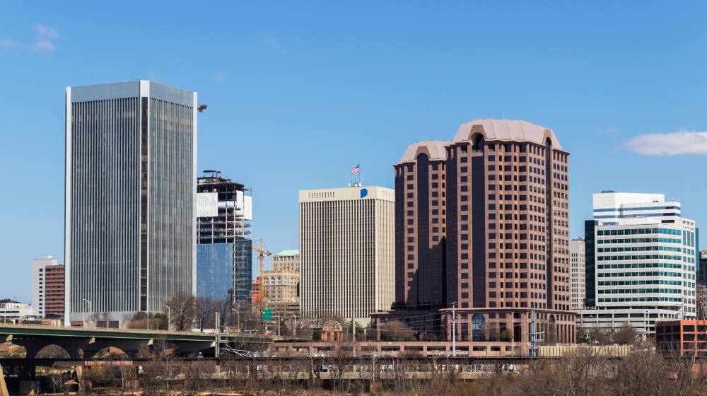 The skyline of downtown Richmond, the capital of the Commonwealth of Virginia-Tom Barkin-ss-featured