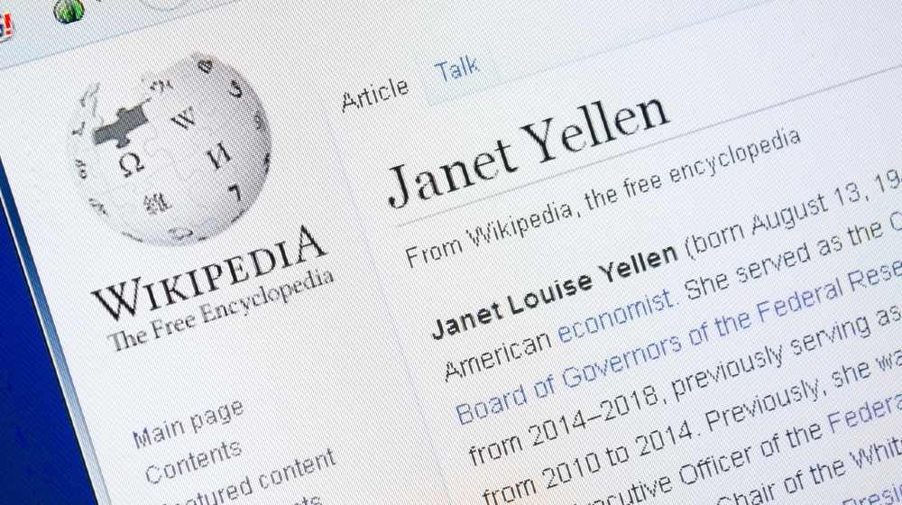 Wikipedia page about Janet Yellen on the display of PC-Global Minimum Tax-ss-featured