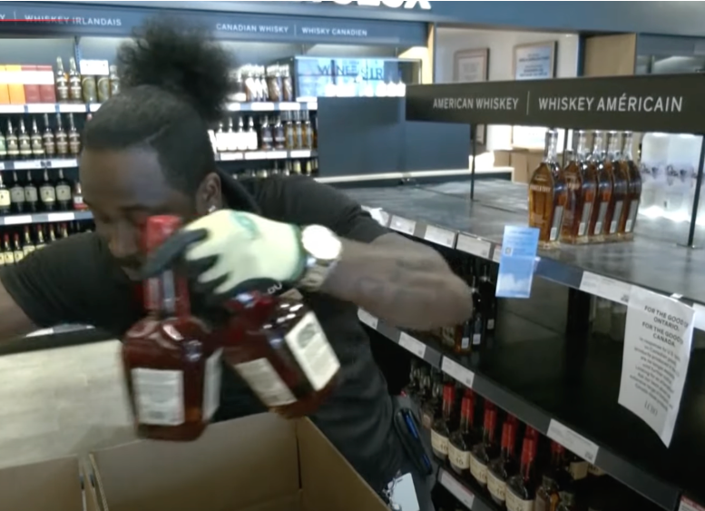 Canada Escalates Tariff War By Removing American Liquor From Store Shelves