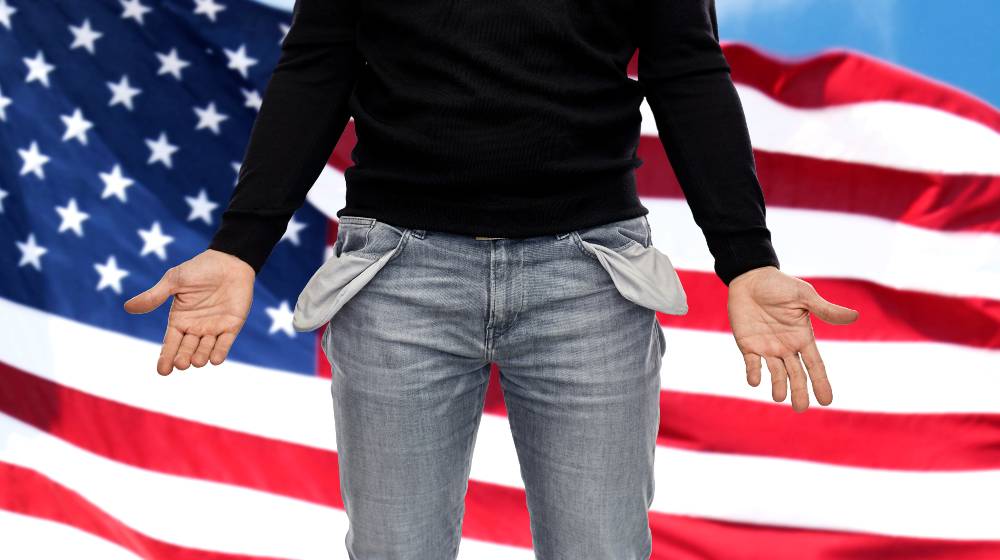 bankruptcy, financial crisis and poverty concept | As Prices Go Up, American Households Fall Deeper Into Debt | featured