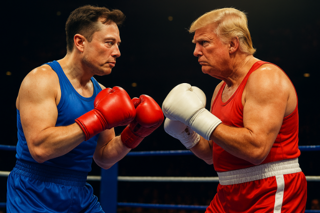 As the Musk Vs Trump Feud Escalates, Investors Run for Cover