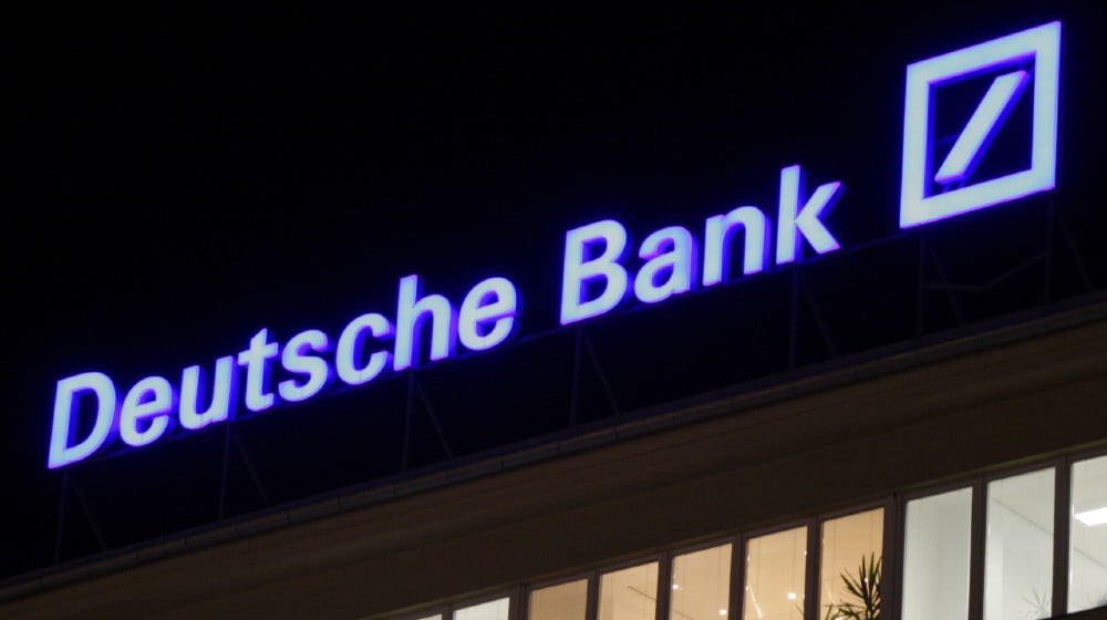 the logo of the German bank Deutsche Bank, Berlin-Deutsche Bank Ditches Trump-ss-featured