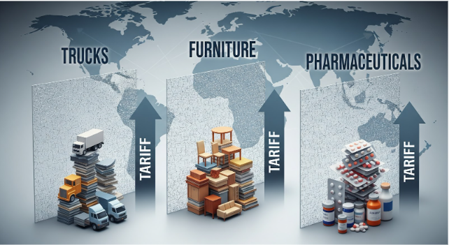 Trump’s New Tariffs Target Trucks, Furniture, And Pharmaceuticals Starting Oct 1